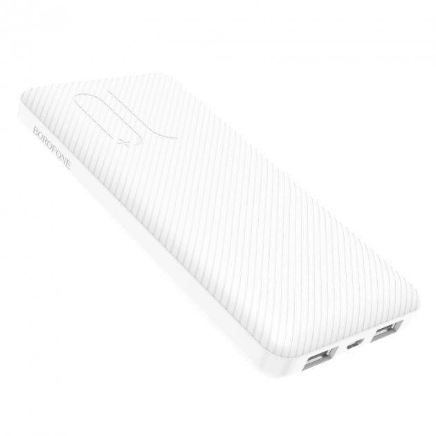 Внешний аккумулятор Borofone BT28 Beneficial 10000 mAh White Внешний аккумулятор Borofone BT28 Beneficial 10000 mAh White
