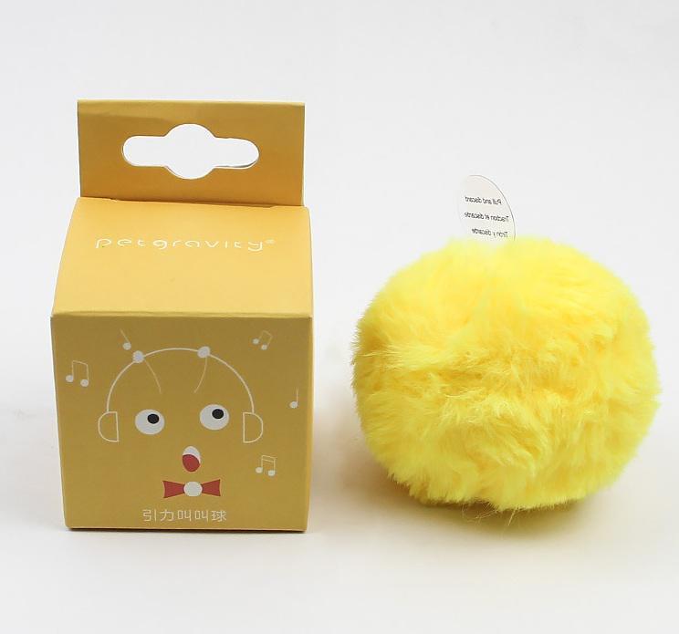 Іграшка інтерактивна м'ячик волохатий для кішок зі звуками птахів 10078 5 см Жовтий (4548062) - фото 2 Іграшка інтерактивна м'ячик волохатий для кішок зі звуками птахів 10078 5 см Жовтий (4548062) - фото 2