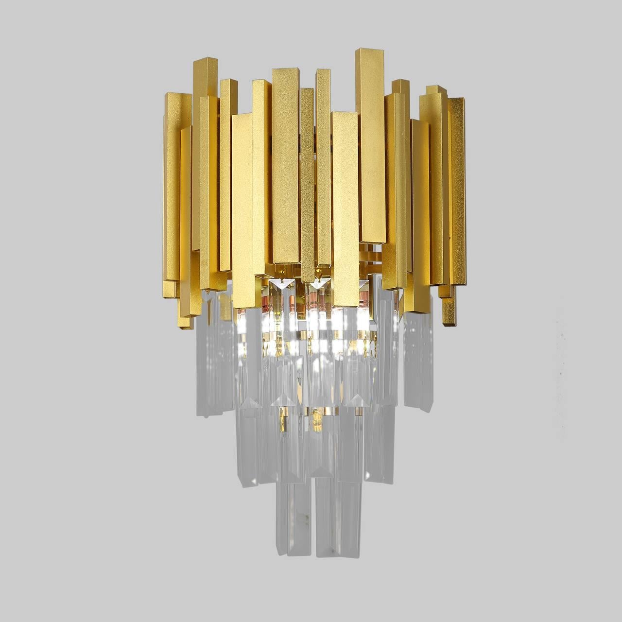 Светильник-бра настенный на 2 лампы Золотой (909-LWXL3011 GD)