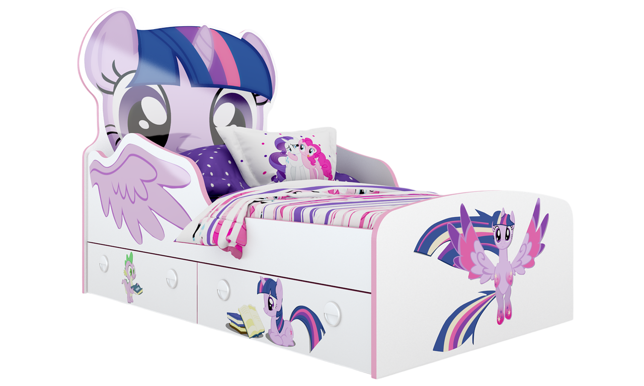 Кровать детская Little Pony Искорка (165х89) Кровать детская Little Pony Искорка (165х89)
