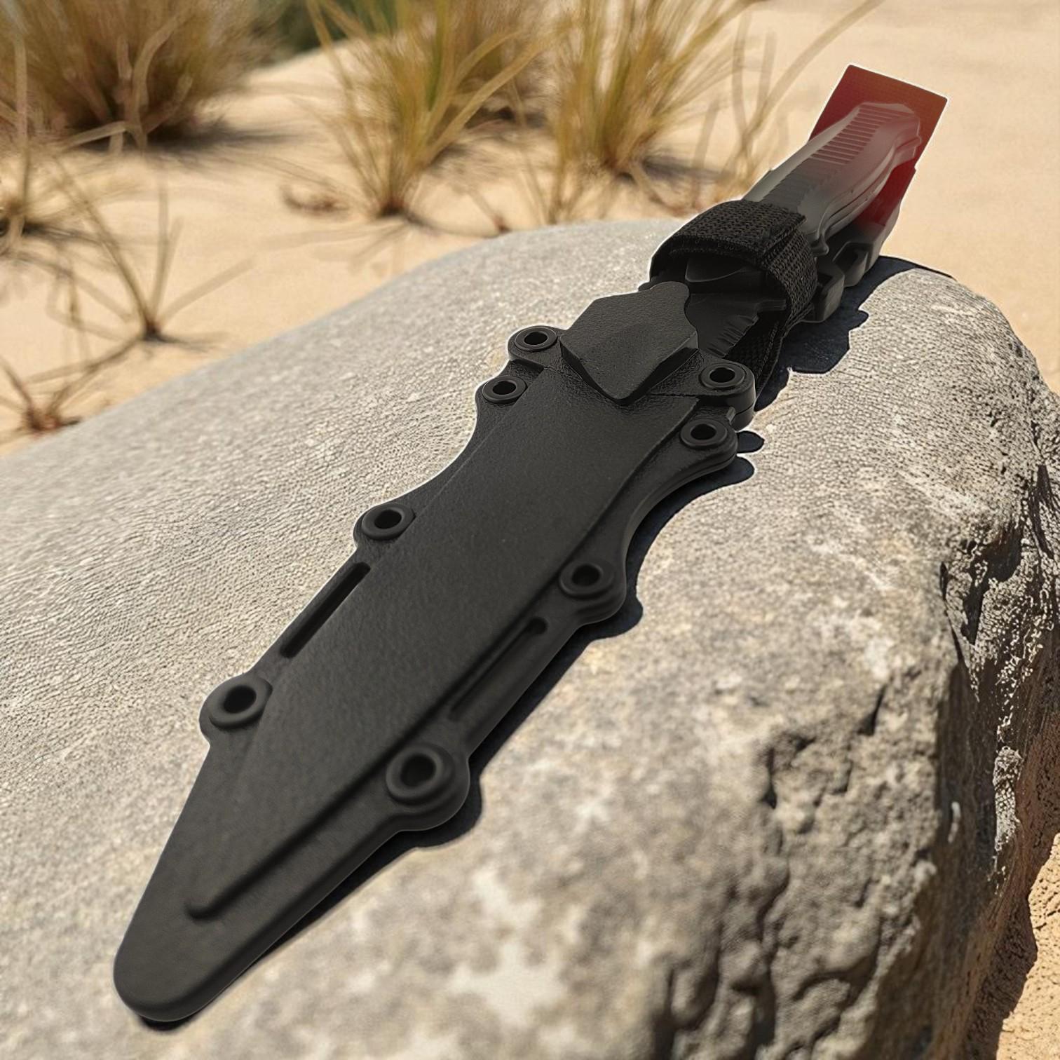 Нож охотничий тренировочный GDragon Sport Черный (141_5_0_1) - фото 11 Нож охотничий тренировочный GDragon Sport Черный (141_5_0_1) - фото 11