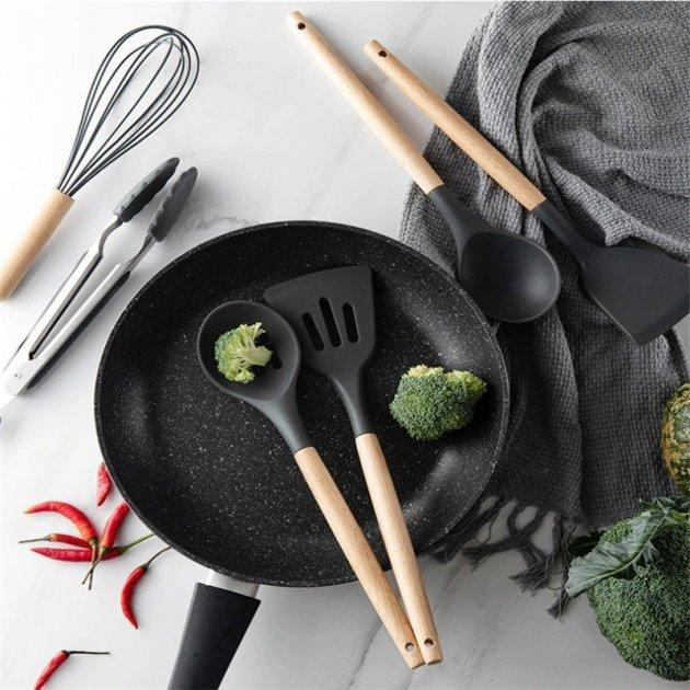 Набор кухонных принадлежностей Kitchen&Dining 11 предметов Серый - фото 5