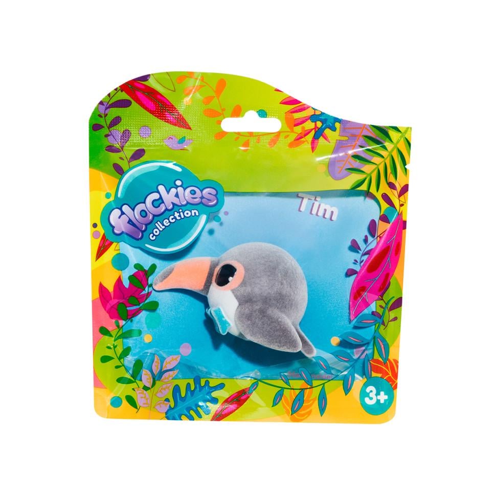 Фигурка коллекционная Flockies Тукан Тим Коричневый (IF-174-F-339)