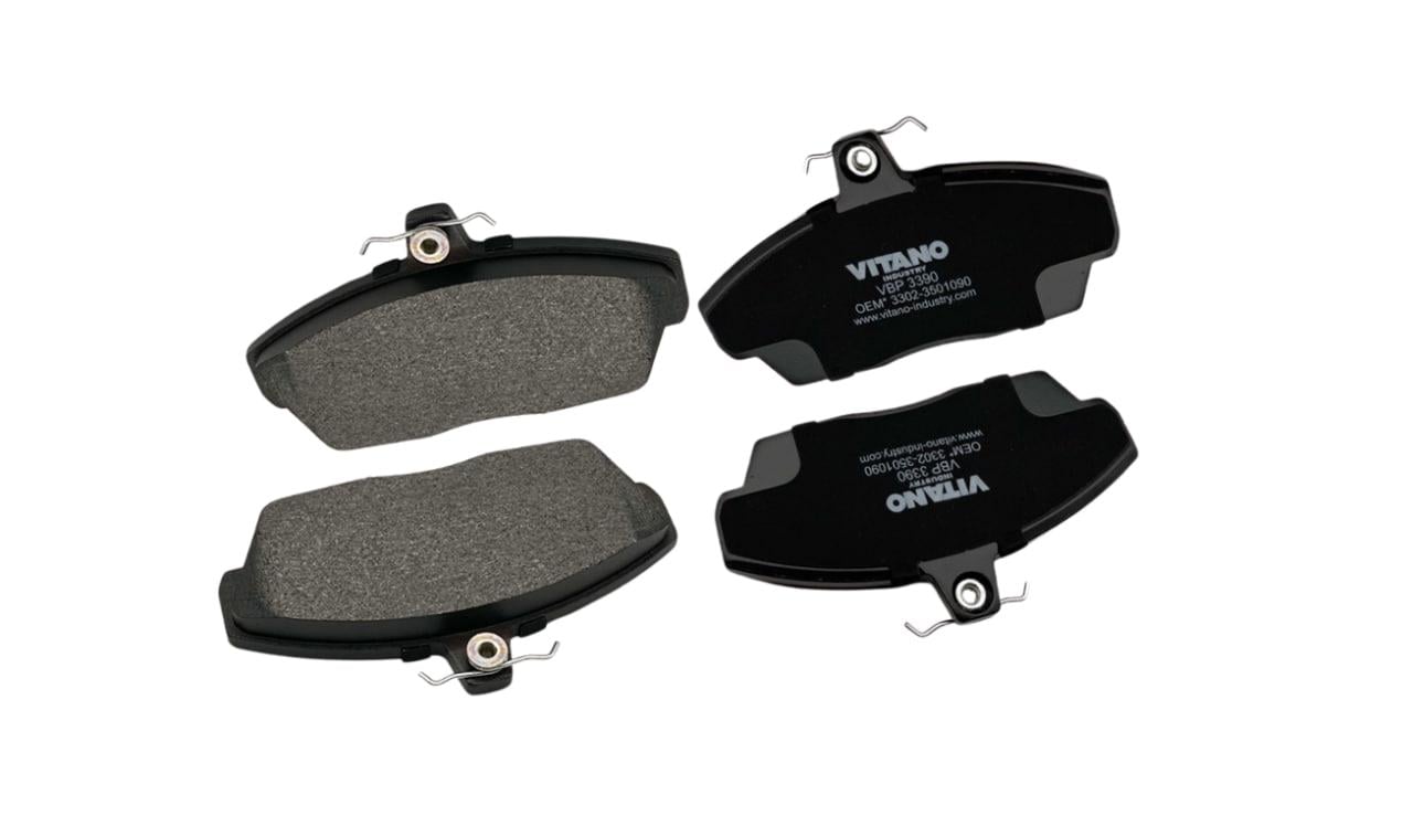 Тормозные колодки передние VITANO Vitano VBP 3390 OEM 3302-3501090 ГАЗель/ГАЗ-3302 (КИЛ851611)