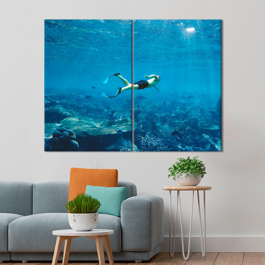 Картина спорт Занятие дайвингом 165x122 см (A1238-2)