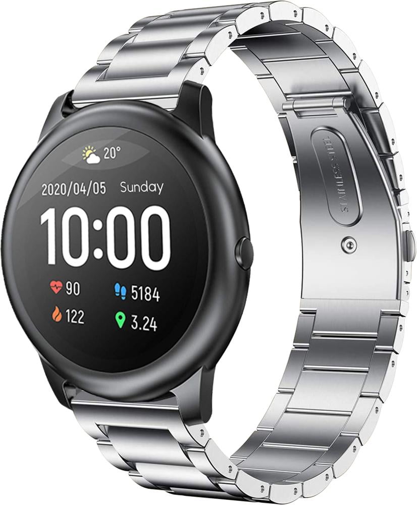 Браслет металлический Shape для Haylou Smart Watch Solar LS05 Silver (25286-59)