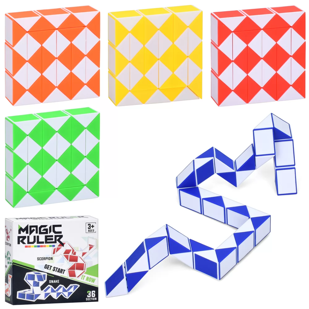 Игра Magic Ruler 218-M12 Змейка рубика на 36 секций от 3 лет (25226391) - фото 3 Игра Magic Ruler 218-M12 Змейка рубика на 36 секций от 3 лет (25226391) - фото 3