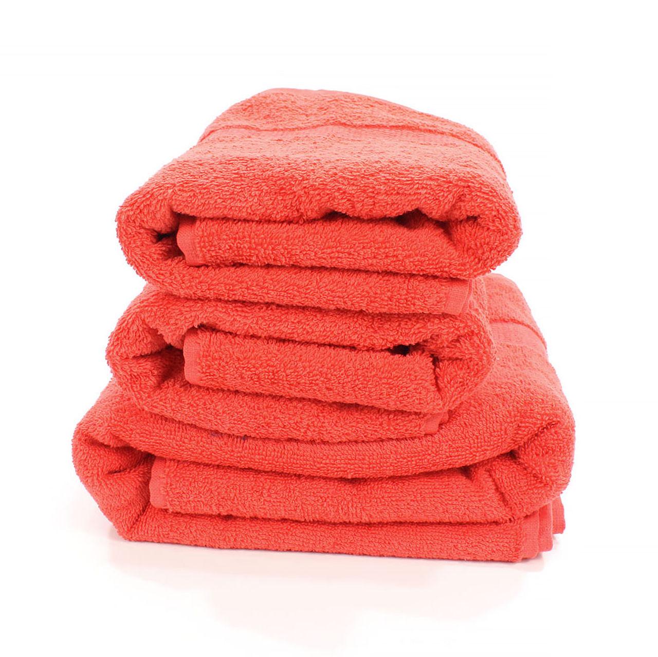 Набір махрових рушників БС0022 40х70/50х90/70х140 см Рожевий (148431) - фото 2