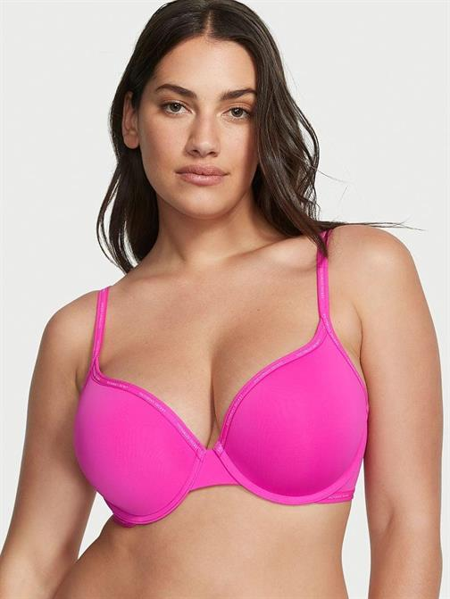 Бюстгальтер з пуш ап Victoria's Secret T-shirt Perfect Shape Push-Up Bra 75B Рожевий (20227621)