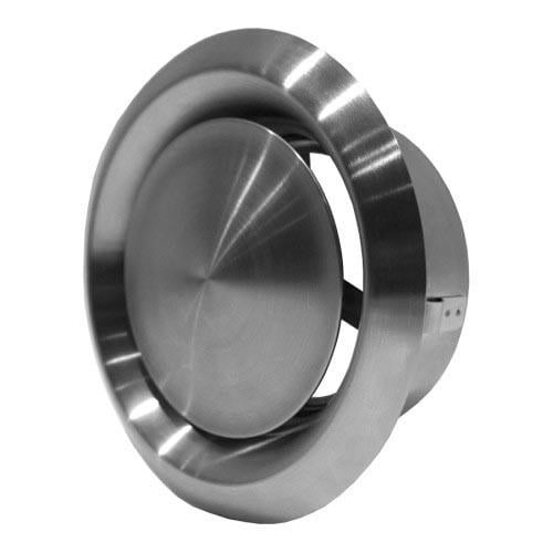 Диффузор вентиляционный EUROPLAST DM150i металлический/нержавеющая сталь ø 150 мм (333602)