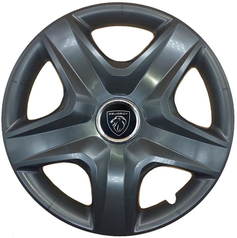 Комплект колпаков SJS R16 для Peugeot NEW 418 4 шт. Черный (107334) Комплект колпаков SJS R16 для Peugeot NEW 418 4 шт. Черный (107334)