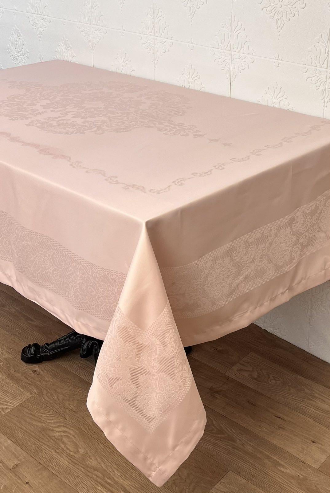 Скатертина тефлонова Maison Royalel PVS Jumbo 160x220 см Pudra (CN28619)