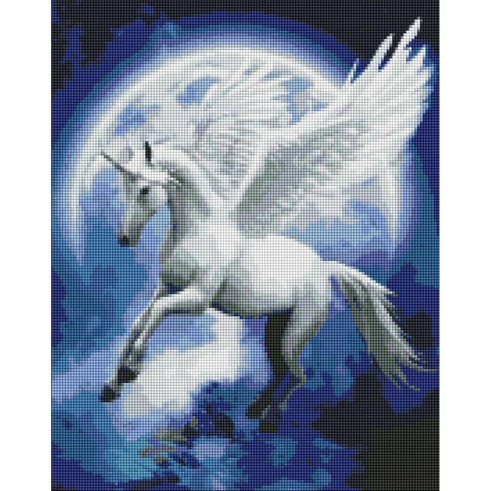 Алмазная мозаика Идейка Созвездие единорога 40x50 см (AMO7094)