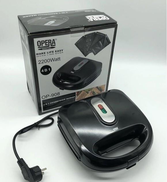 Мультипекарь 4в1 Opera OP-908 (Ф130) - фото 9 Мультипекарь 4в1 Opera OP-908 (Ф130) - фото 9