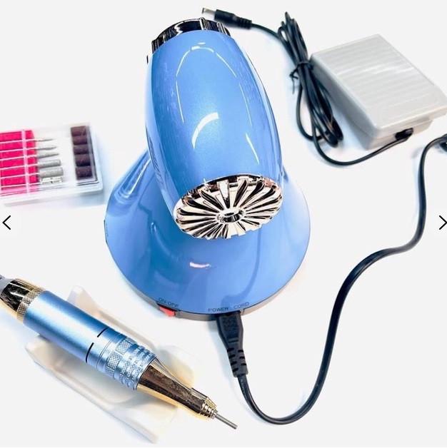 Фрезер для манікюру Nail Drill ZS-615 80 Вт 50000 об/хв Синій (13010565) - фото 3 Фрезер для манікюру Nail Drill ZS-615 80 Вт 50000 об/хв Синій (13010565) - фото 3