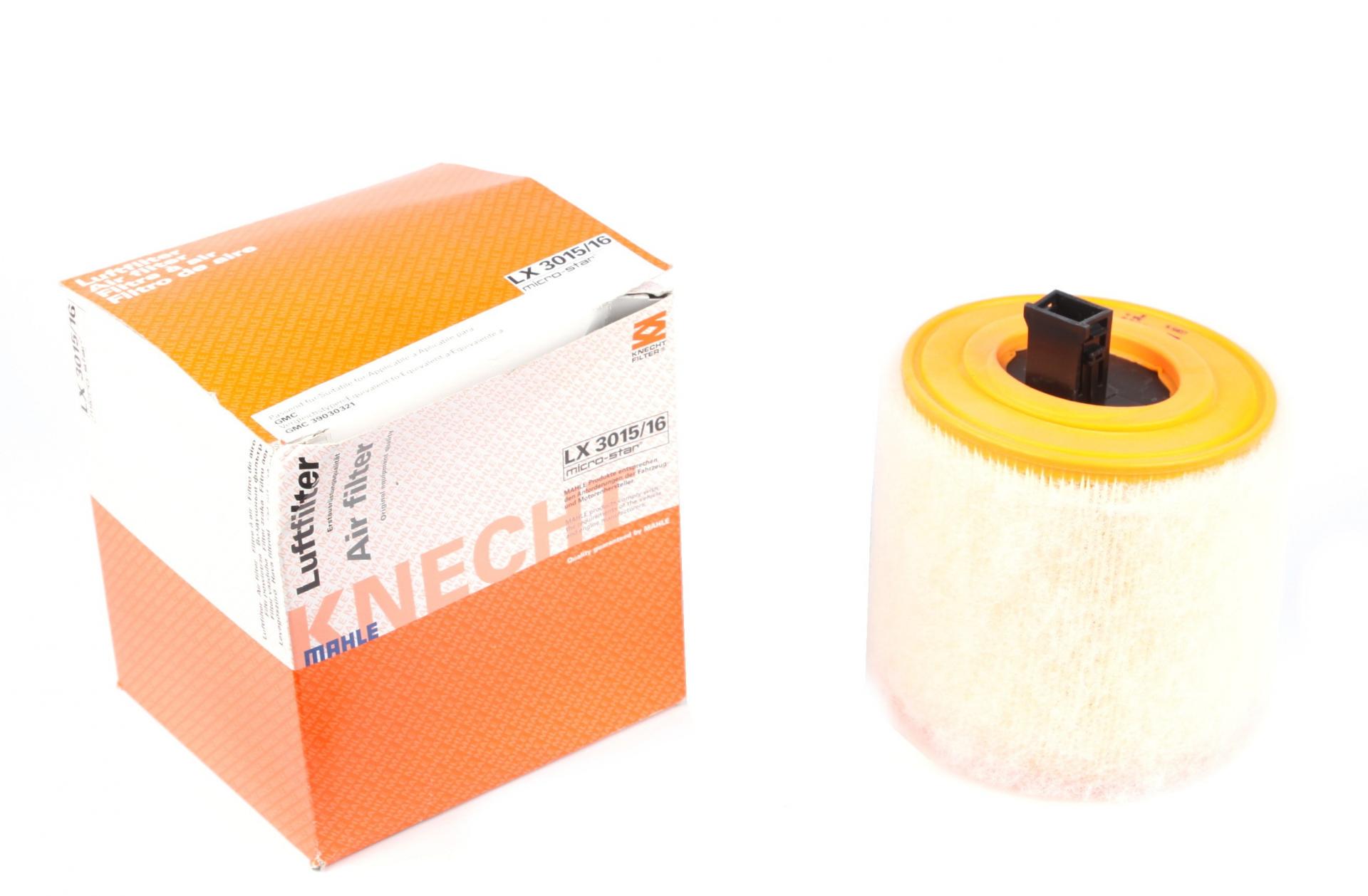 Фільтр повітряний KNECHT для Opel Astra K 1,6 CDTi 15- (LX 3015/16)