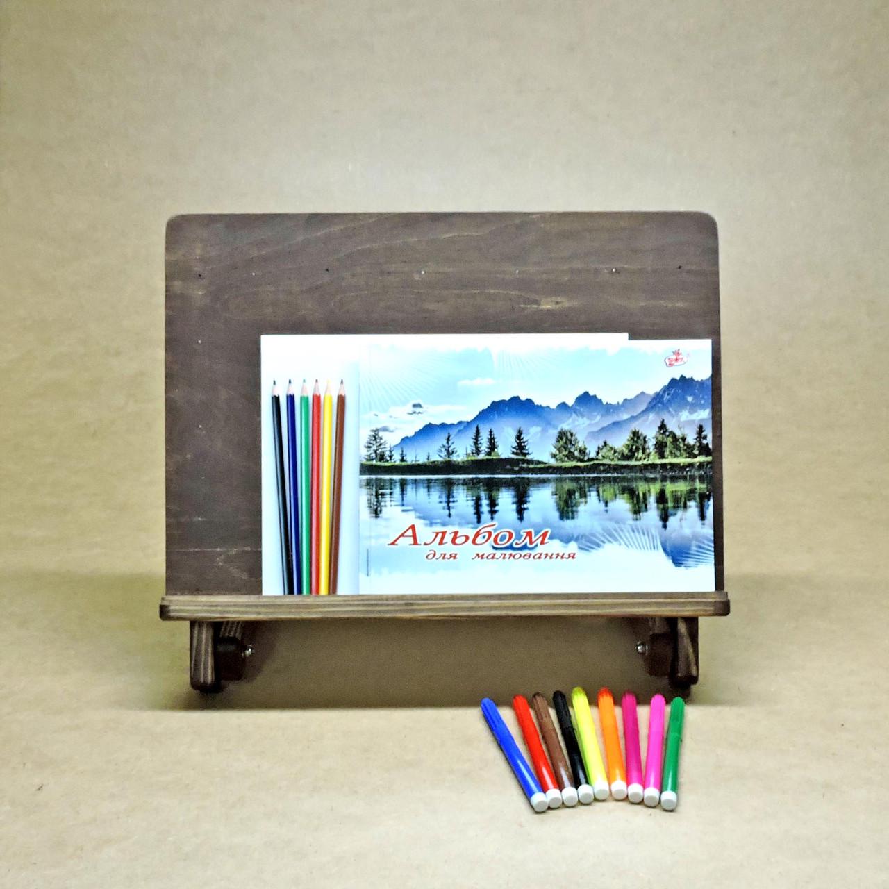 Мольберт из дерева Моне А3 настольный раскладной Капучино (МЛБ-000104) - фото 2 Мольберт из дерева Моне А3 настольный раскладной Капучино (МЛБ-000104) - фото 2