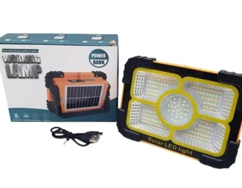 Прожектор светодиодный Working Lamp JN-882 на солнечной батарее для кемпинга (2104618761) - фото 6