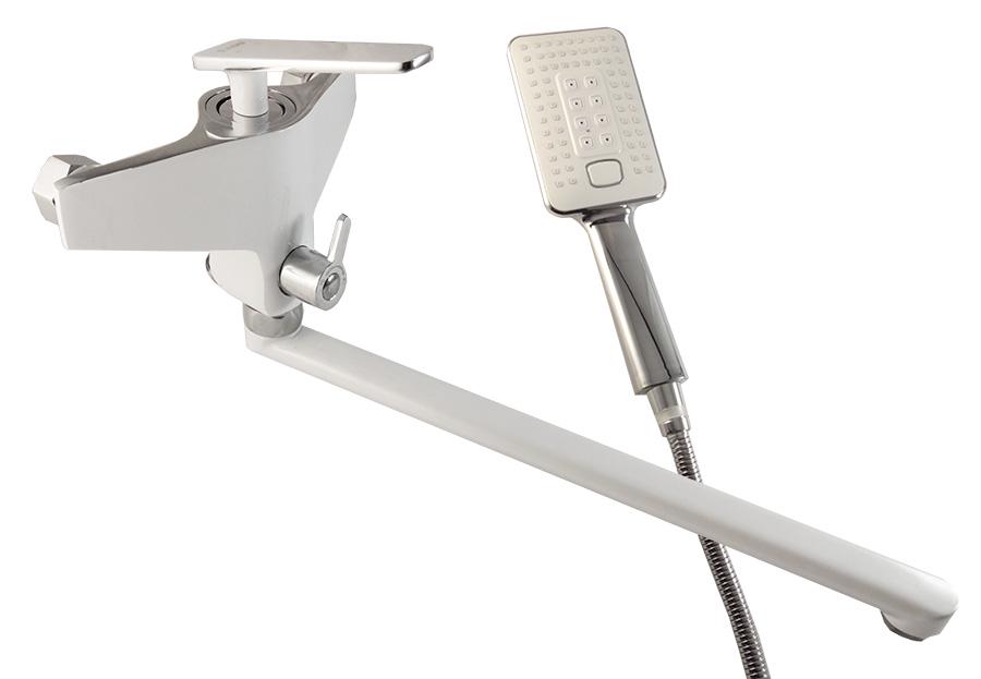 Смеситель для ванны Frap F2258 Белый/Хром (32836)