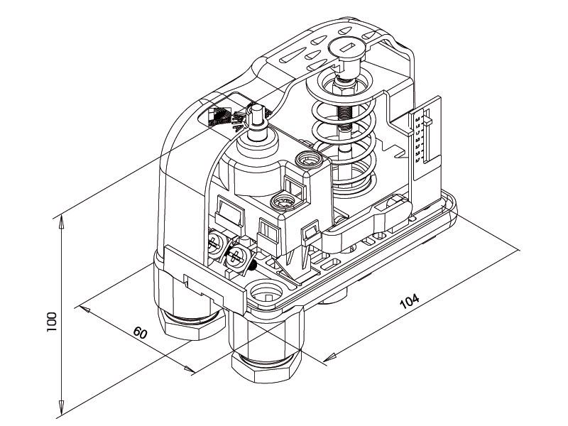 Реле Italtecnica PM/ 6SGiP54 захист від вологи 20/16 A - фото 3