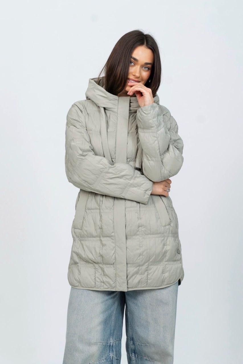 Куртка жіноча весняна молодіжна р. 52 Оливковий (33242892)