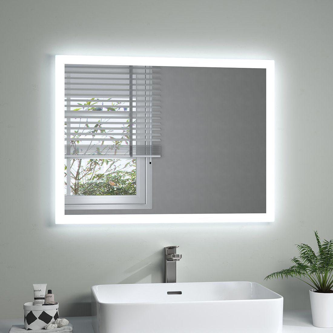 Зеркало Dim Dzerkal CATAMA с LED-подсветкой 80х70 см (9629)