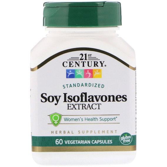 Соевый экстракт 21st Century Health Care Isoflavones Extract 60 вег. капс. CEN-22306 (000000128)