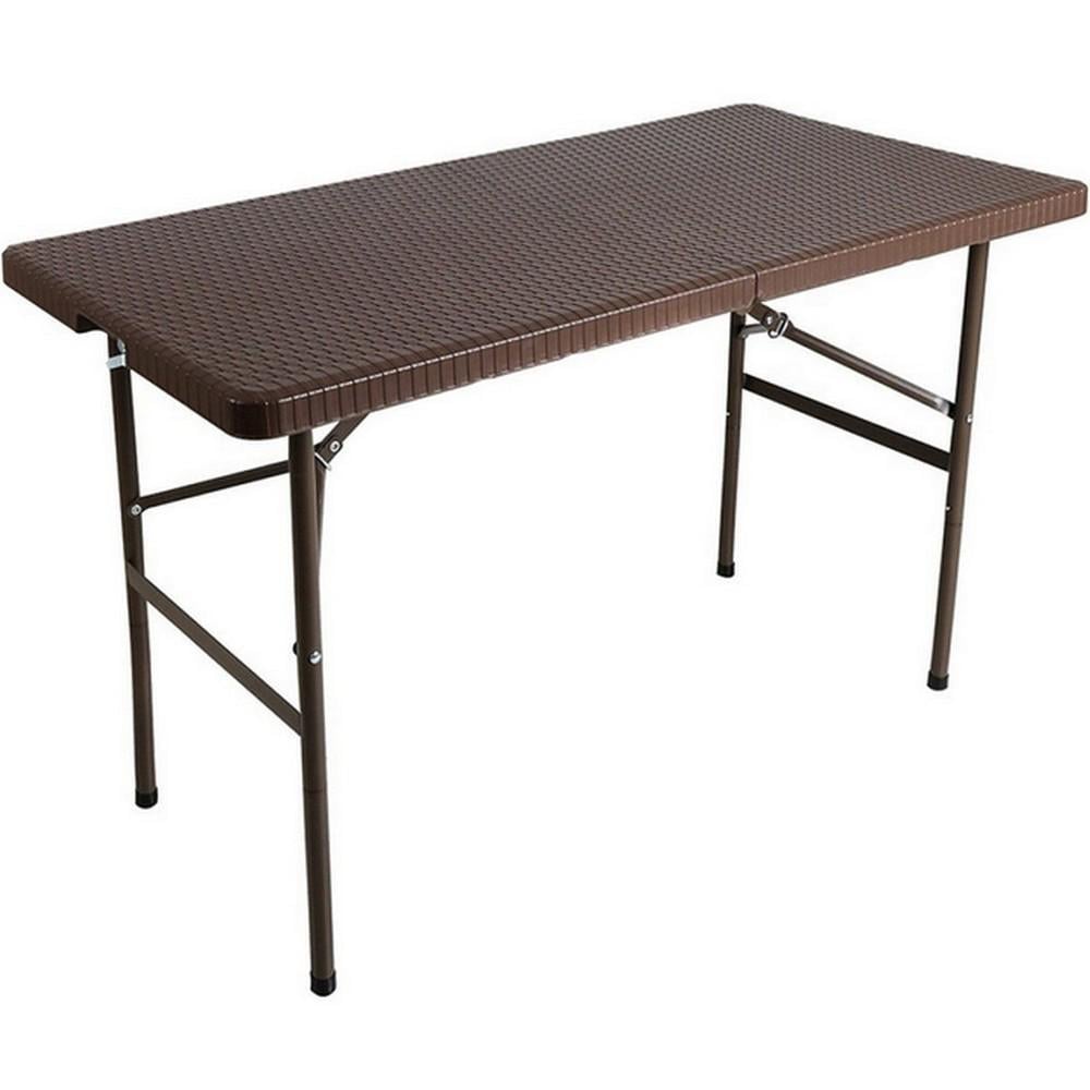 Стол туристический складной Time Eco ТЕ-1833 Коричневый (4820211100872)