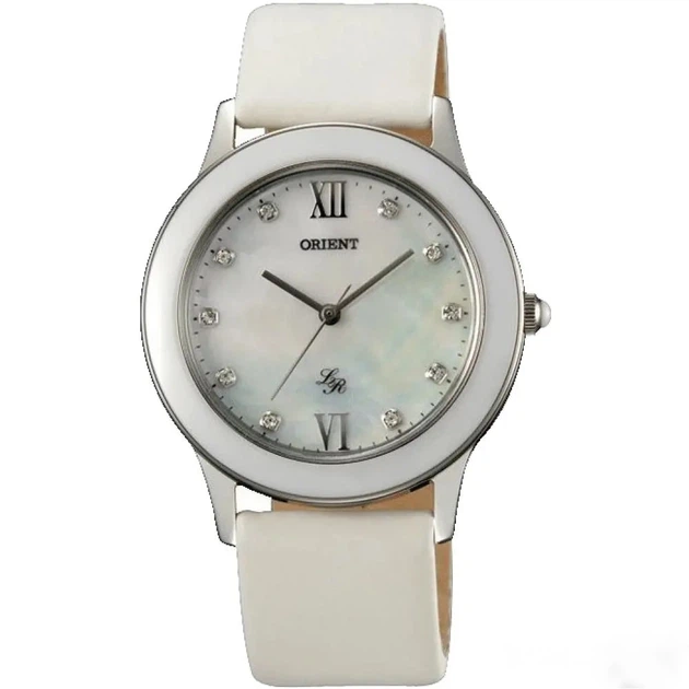 Наручний годинник жіночий Orient Lady Rose FQC0Q006W з сталевим корпусом WR 30 м Перламутровий (3141473318)