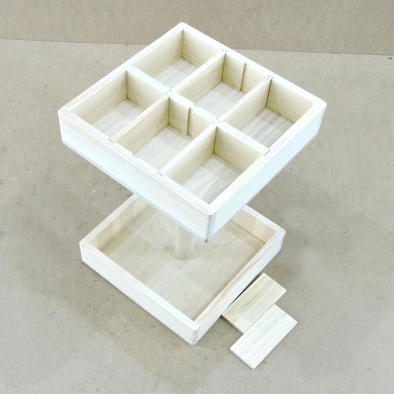 Полка для ванной настольная из дерева Корбих Бланже (ВНО-001901) - фото 3 Полка для ванной настольная из дерева Корбих Бланже (ВНО-001901) - фото 3