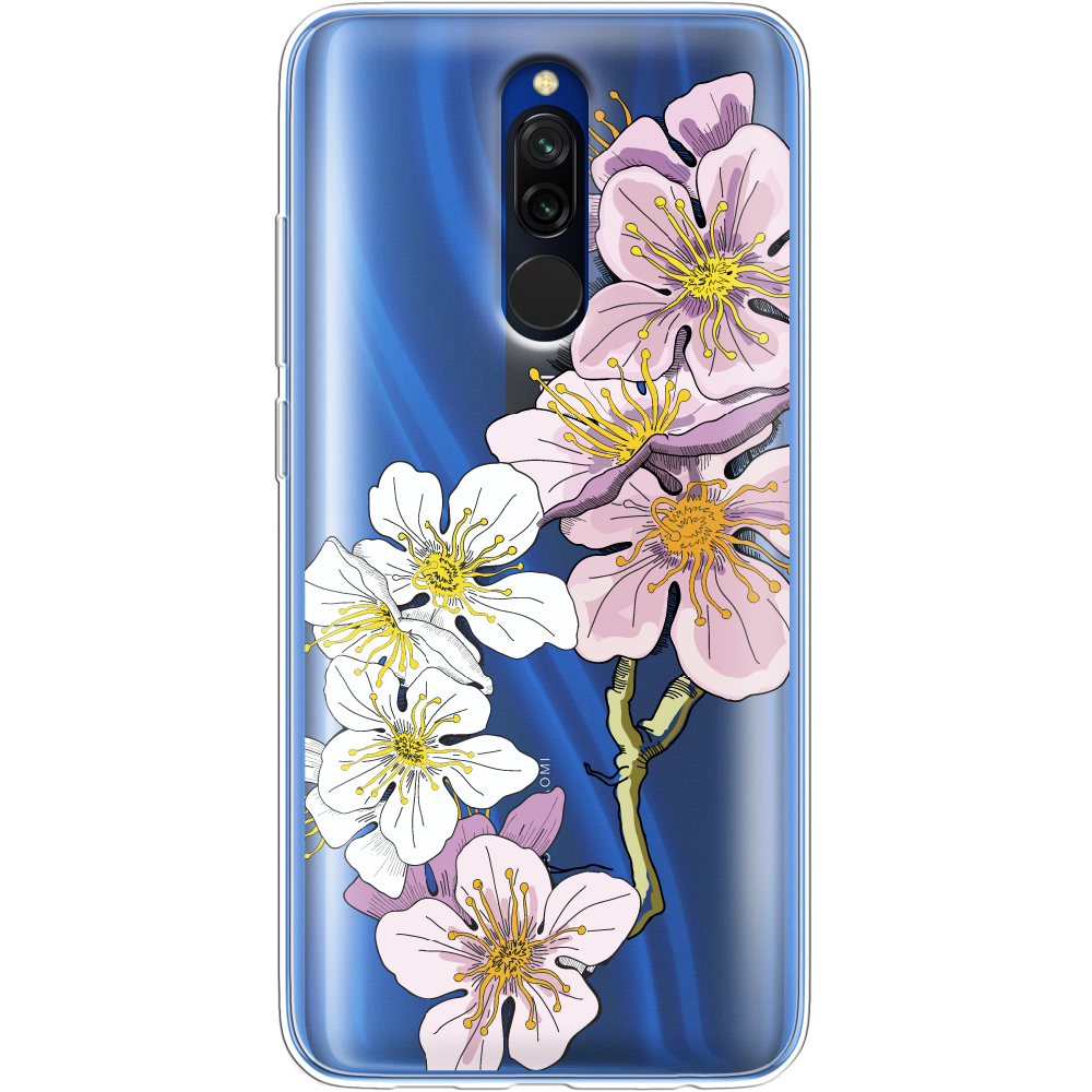 Чохол Boxface Xiaomi Redmi 8 Cherry Blossom Прозорий силікон (38411-cc4-38411)