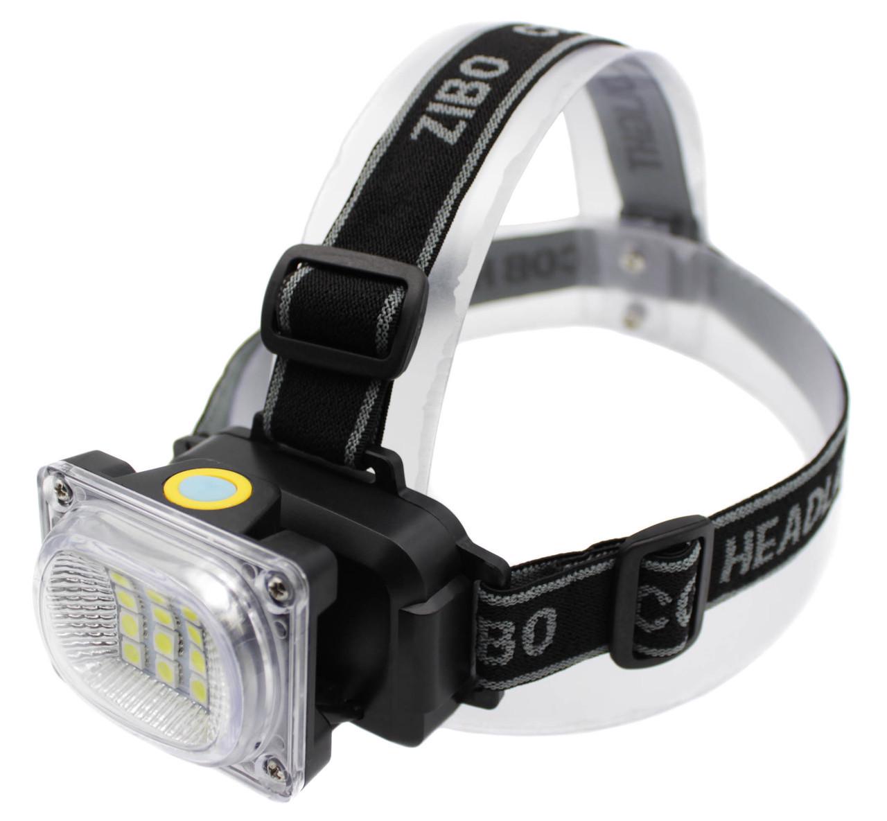 Фонарь налобный LED 5-7 W 12 диодов АКБ R-6659A R (000016733) - фото 1 Фонарь налобный LED 5-7 W 12 диодов АКБ R-6659A R (000016733) - фото 1