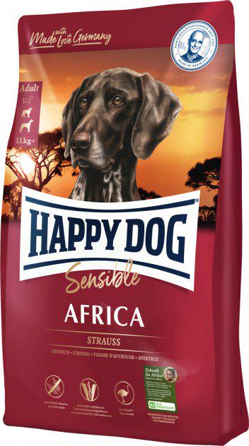 Корм Happy Dog Supreme Sensible Africa для собак с чувствительным пищеварением 1 кг (1462312677) - фото 1