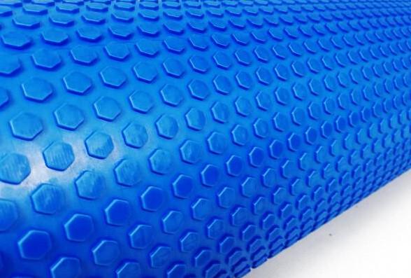 Массажный ролик EasyFit Foam Roller 60 см Синий (EF-2032-Bl) - фото 3