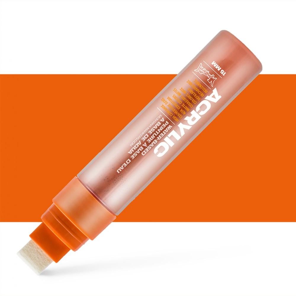 Акриловый маркер Montana 15 мм SH Оранжевый (323157) - фото 5