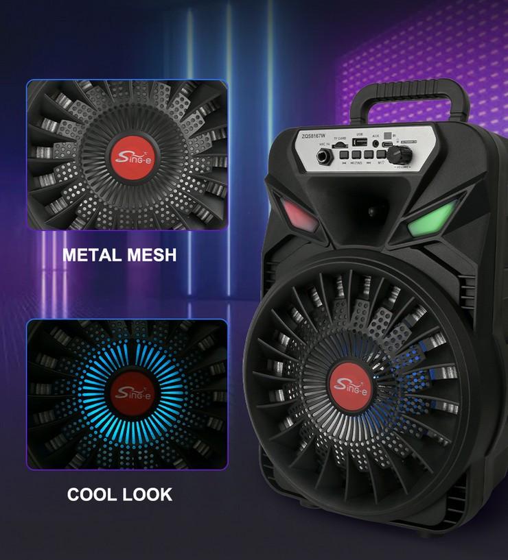 Портативна колонка SinG-e ZQS-8166 (2752074748) - фото 3 Портативна колонка SinG-e ZQS-8166 (2752074748) - фото 3