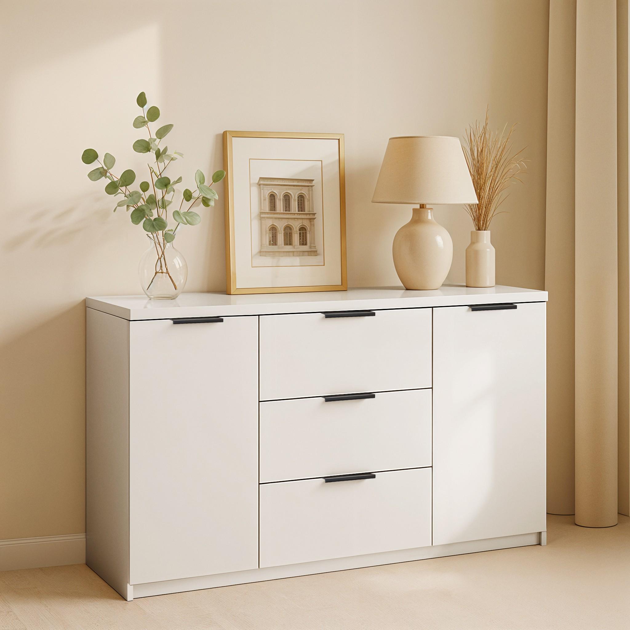 Комод Komfort 1300х450х850 мм Белый - фото 1