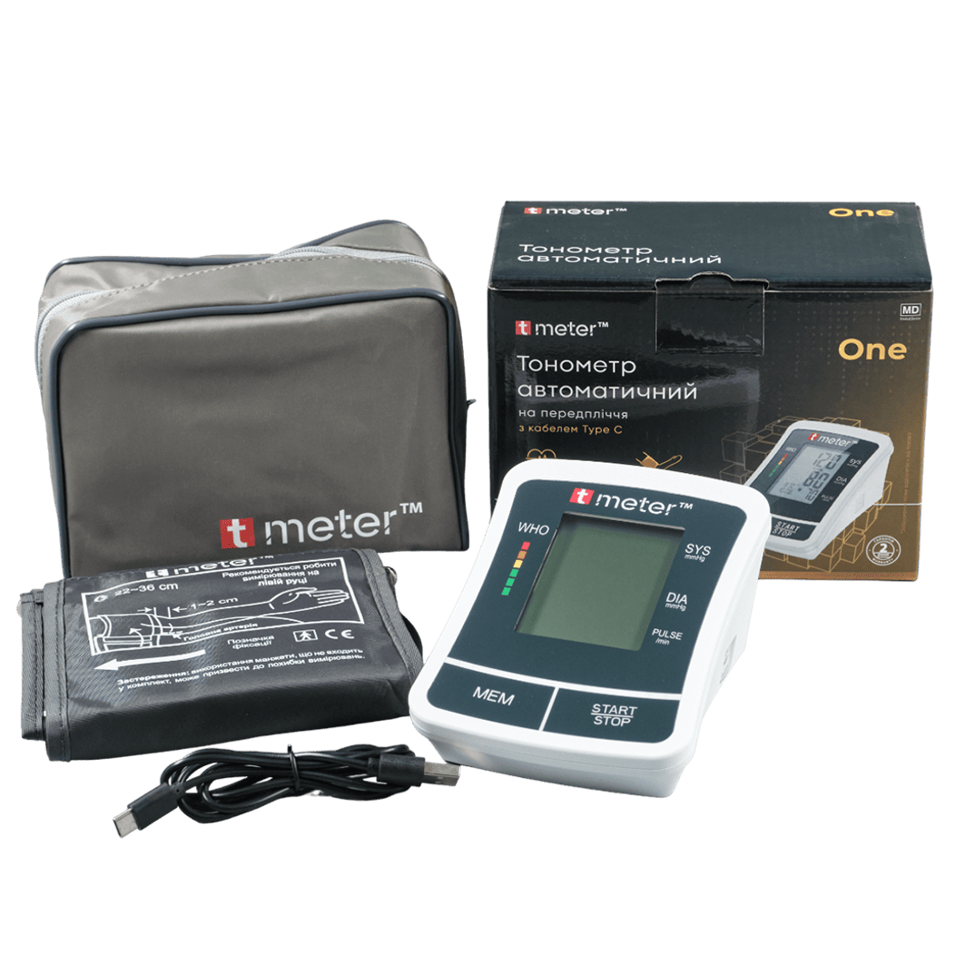Тонометр автоматический Meter TM One на предплечья (4820185414036)