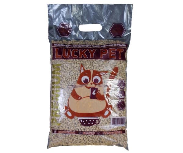 Наполнитель древесный Lucky Pet Premium для туалетов домашних животных 3 кг (38256)