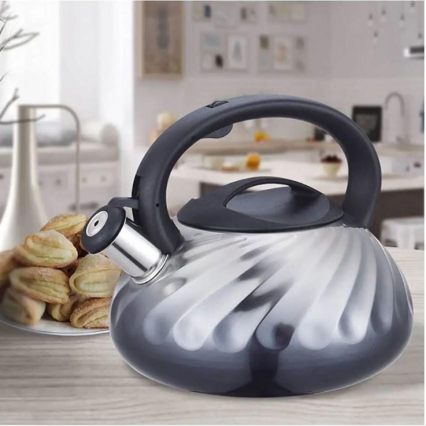 Чайник Maestro MR-1321 из нержавеющей стали 3 л Grey (1626318934) - фото 2