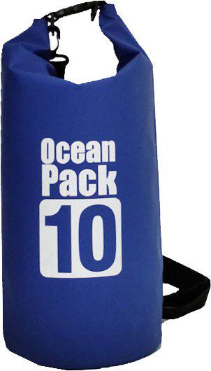 Герморюкзак Ocean Pack з шлейкою на плече 10 л Blue (HP50428)