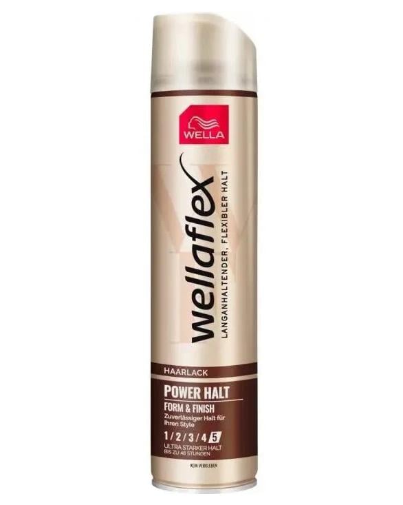 Лак для волос Wella Wellaflex Form & Finish 5 суперсильная фиксация 400 мл (130068)