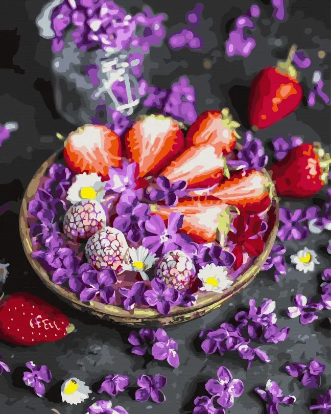 Картина по номерам Brushme Вкусные ягоды 40x50 см (BRM45431) Картина по номерам Brushme Вкусные ягоды 40x50 см (BRM45431)