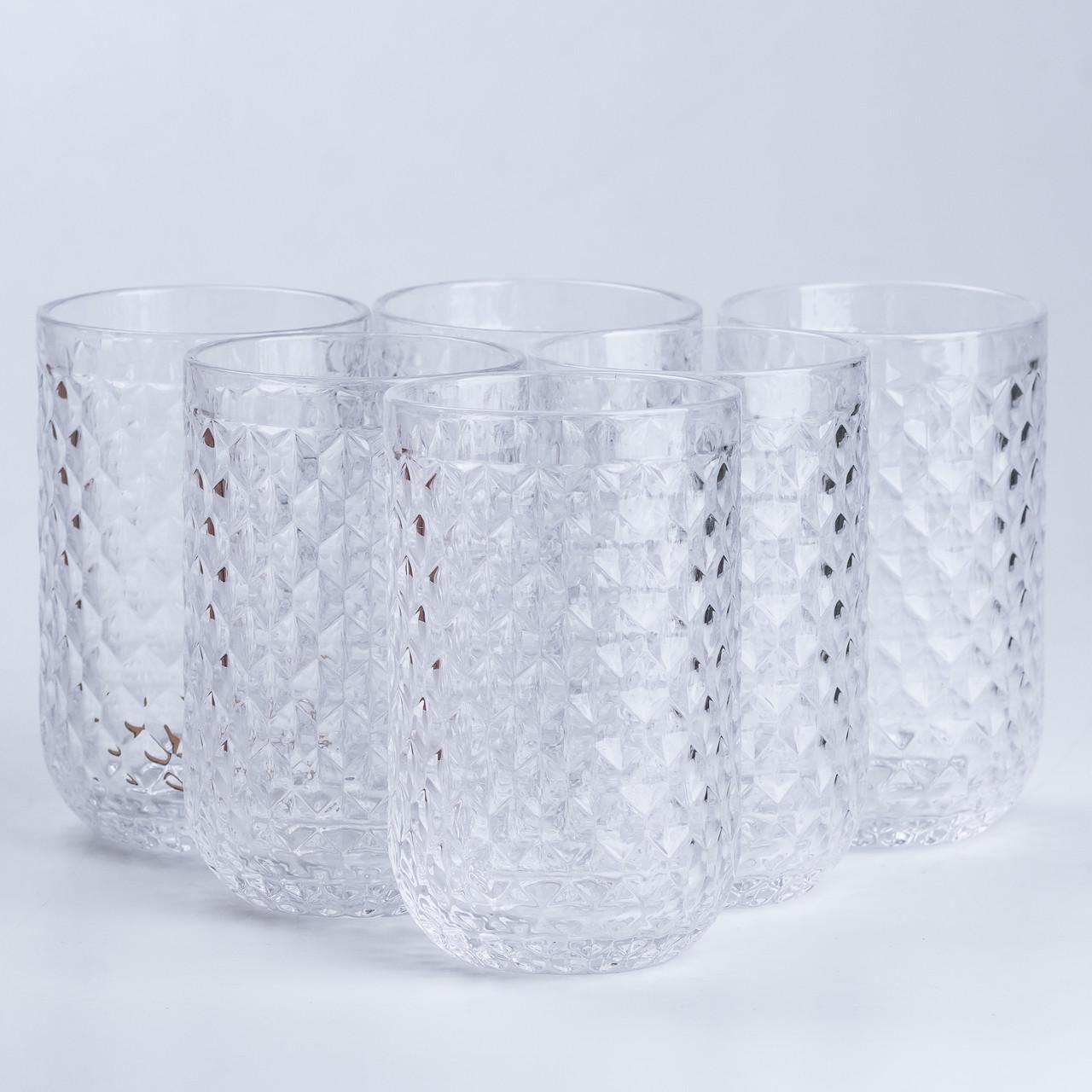 Набор стаканов стеклянные 450 мл 6 шт. Прозрачный (4124) - фото 4 Набор стаканов стеклянные 450 мл 6 шт. Прозрачный (4124) - фото 4