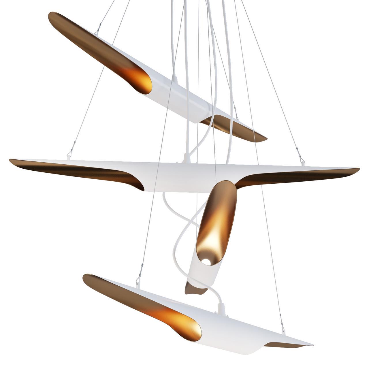 Люстра Pikart Lights P-full 4 26482 Бронзовый/Белый (1692308505)