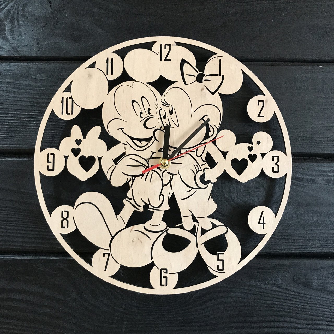 Часы детские настенные Микки Маус