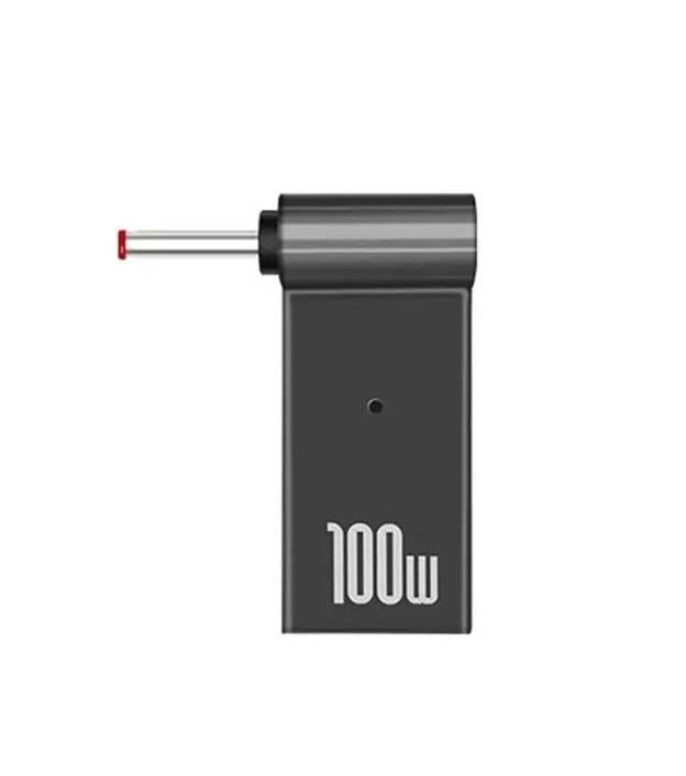 Адаптер питания для зарядки ноутбука от повербанка USB Type-C 100W DC 3,5х1,35