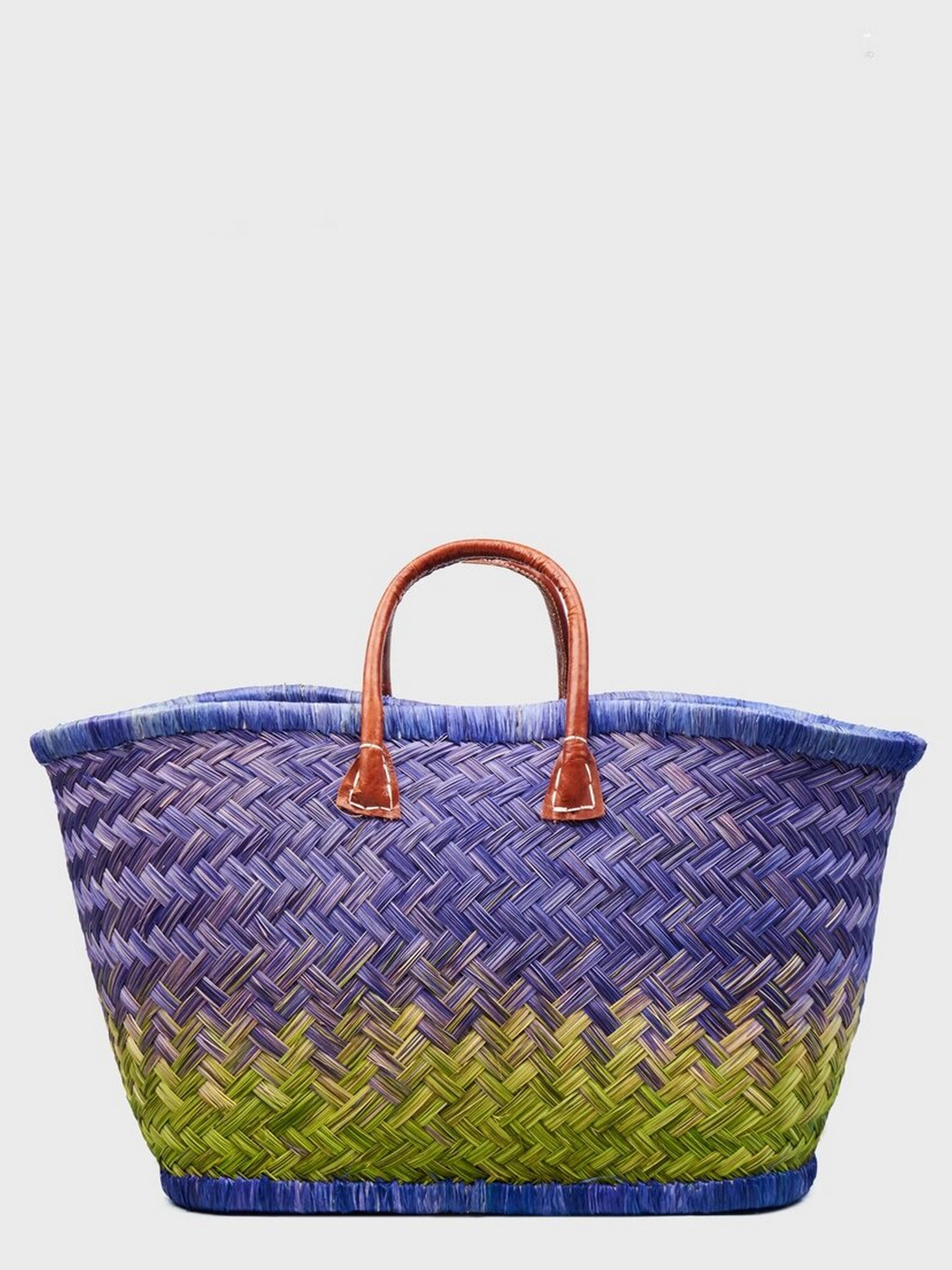 Пляжная сумка LE COMTOUR DE LA PLAGE Aravola BM_Bicolor_342 Синий/Зеленый