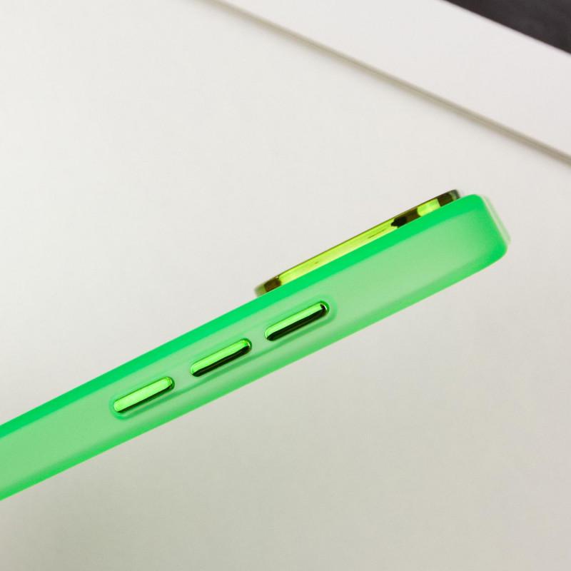 Протиударний Чохол TPU+PC Lily with MagSafe для Apple iPhone 13 Pro Max (6.7") Neon Green - фото 7