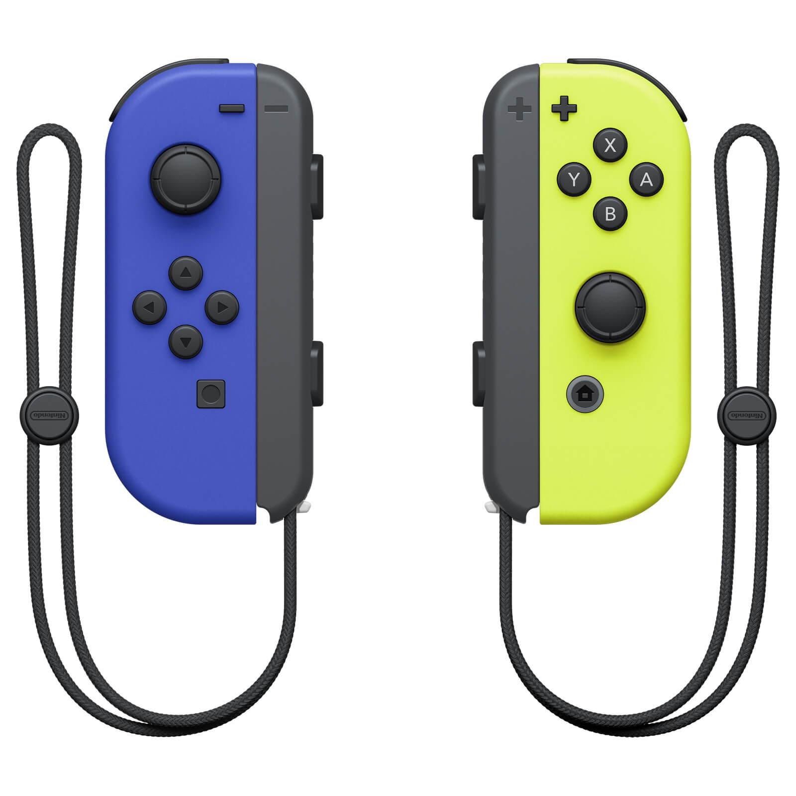 Геймпад Nintendo Switch Joy-Con Blue and Neon Yellow L и R (49246)